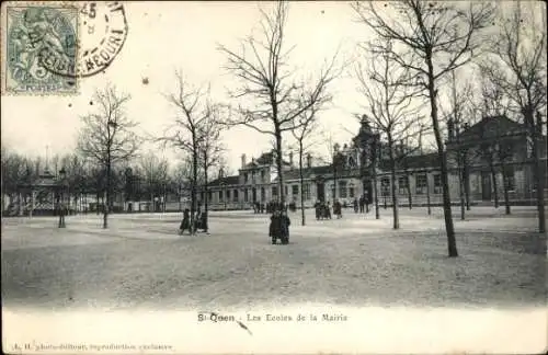 CPA Saint-Ouen Seine-Saint-Denis, Ecoles de la Mairie