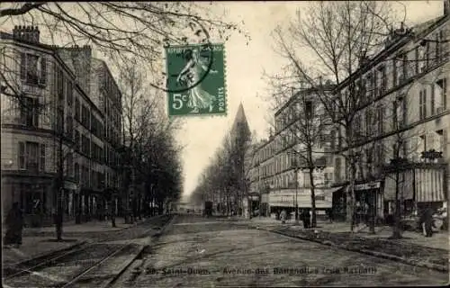 CPA Saint-Ouen Seine-Saint-Denis, Avenue des Batignolles