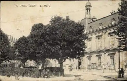 CPA Saint-Ouen Seine-Saint-Denis, Mairie
