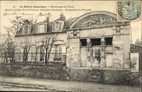 Ak Le Raincy Seine Saint Denis, Boulevard du Nord, Atelier der Prinzessin Adelaide von Orleans