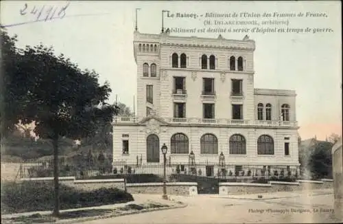 Ak Le Raincy Seine Saint Denis, Bâtiment de l'Union des Femmes de France, vue du face
