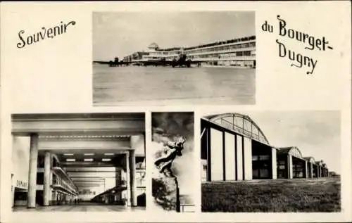Ak Le Bourget Dugny Seine Saint Denis, Flughafen, Halle