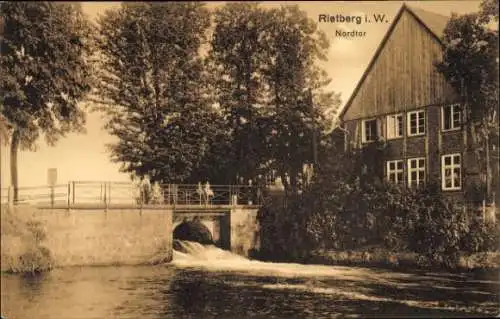 Ak Rietberg in Westfalen, Nordtor