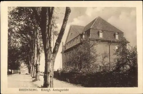 Ak Rheinberg am Niederrhein, Königliches Amtsgericht