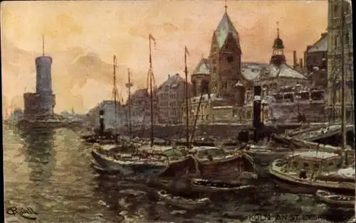 Künstler Ak Rüdell, Karl, Köln am Rhein, St. Lyskirchen