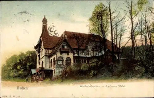 Ak Aachen, Waldschlösschen, Aachener Wald, s Gebäude