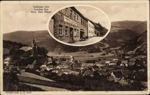 Ak Kesseling an der Ahr Eifel, Gasthaus zum Laacher See, Math. Hub. Bläser, Landschaft, Gebäude