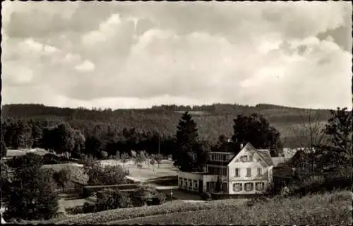 Ak Siedelsbrunn Wald Michelbach im Odenwald Hessen, Gasthof und Pension Zum Morgenstern, Naturauf