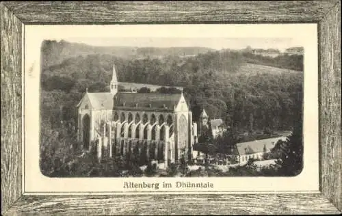 Passepartout Ak Altenberg Dhünntal, Kloster Ansicht