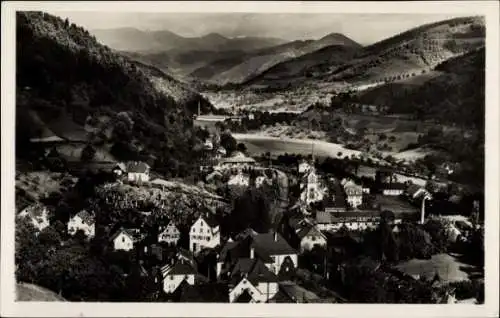 Ak Hornberg im Schwarzwald, Panoramablick auf  Landschaft, Hügel, Gebäude