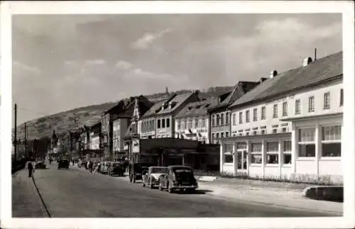 Foto Ak Rüdesheim Rhein, Darmstädter Hof,Gasthof,Autos