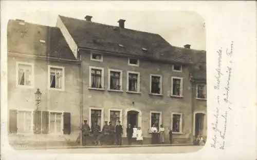 Foto Ak Bischofswerda in Sachsen, Deutsche Soldaten, Kaiserzeit