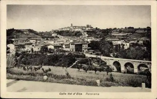 Ak Colle di Val d’Elsa Toskana, Gesamtansicht