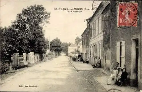 Ak Saint Cyr sur Morin Seine et Marne, La Raccroche