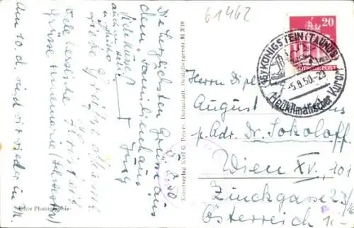 Ak Königstein im Taunus, Teilansicht