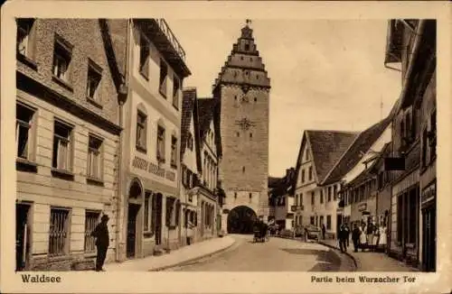 Ak Bad Waldsee in Württemberg, Wurzacher Tor