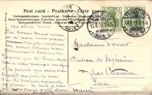 Ak Königstein im Taunus, Ruine