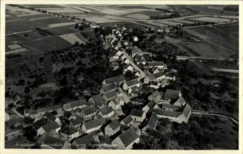 Ak Saalstadt Saarpfalz, Fliegeraufnahme
