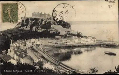 Ak Gorey Kanalinsel Jersey, Mont Orgueil Castle