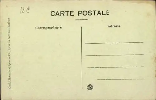 Ak Frouzins Haute Garonne, Grand Rue