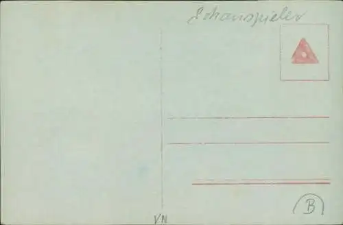 Ak Schauspielerin Margarete Schön, Portrait