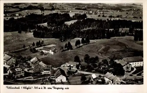Ak Röthenbach im Allgäu, Luftaufnahme von Rothenbach, Häuser, Wälder, Natur