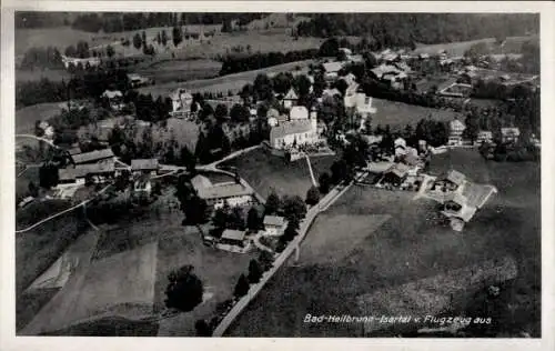 Ak Bad Heilbrunn in Oberbayern, Fliegeraufnahme