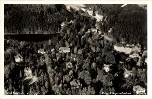 Ak Bad Sachsa im Harz, Fliegeraufnahme