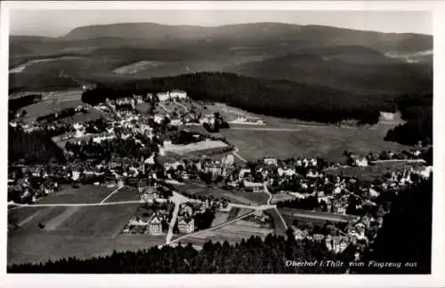 Ak Oberhof im Thüringer Wald, Fliegeraufnahme