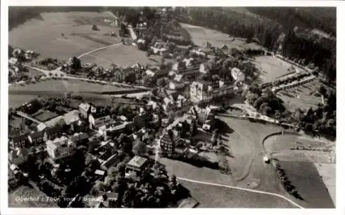 Ak Oberhof im Thüringer Wald, Fliegeraufnahme