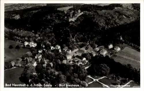 Ak Bad Neuhaus Bad Neustadt an der Saale Unterfranken, Fliegeraufnahme