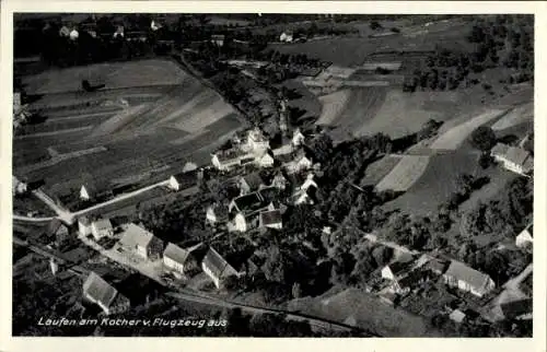 Ak Laufen am Kocher Sulzbach, Luftbild