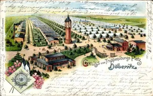 Ak Döberitz im Havelland, Truppenübungsplatz