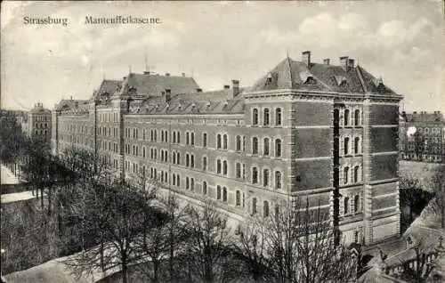 Ak Straßburg Elsass Bas Rhin, Manteuffelkaserne