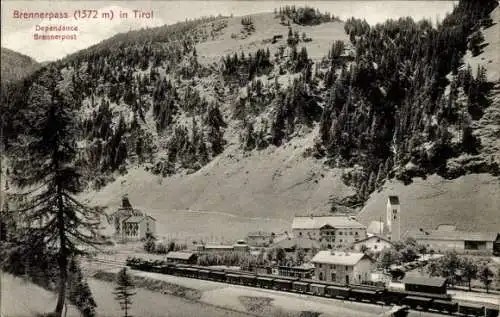 Ak Tirol Österreich, Brennerpass, Dependance Brennerpost