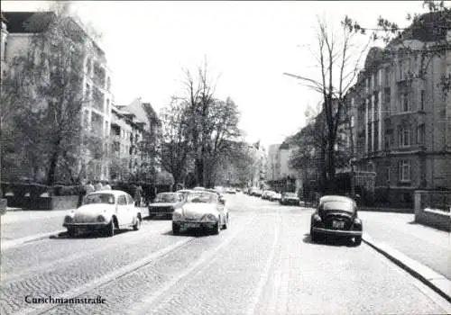 Ak Hamburg Mitte Altstadt, Curschmannstraße, Autos
