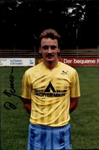 Autogrammkarte Fußballer Dietmar Janssen, SG Union Solingen, Autogramm