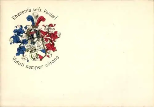 Studentika Ak Corps Rhenania, Wappen