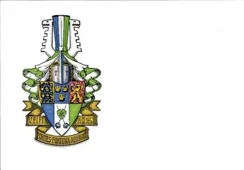 Studentika Ak Hannover, Corps Normannia, Plathnerstraße 3, Wappen, WSC