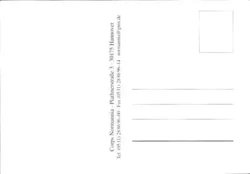 Studentika Ak Hannover, Corps Normannia, Plathnerstraße 3, Wappen, WSC