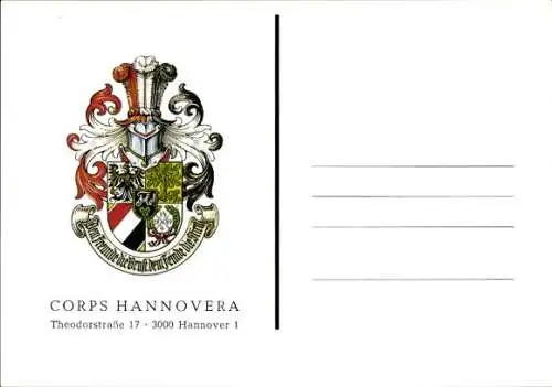 Studentika Ak Hannover, Corps Hannovera, Wappen, Theodorstraße 17