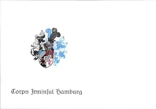 Studentika Ak Hamburg, Corps Irminsul, Innocentiastraße 15, Wappen