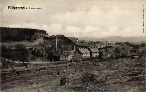 Ak Blitzenrod Lauterbach in Hessen, Panorama