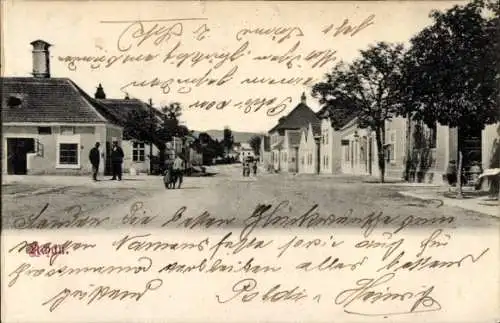 Ak Achau in Niederösterreich, Straße, Häuser