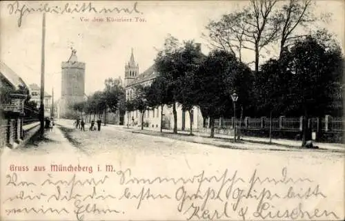 Ak Müncheberg in der Mark, vor dem Küstriner Tor