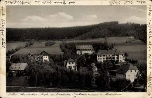 Ak Szklarska Poręba Mittel Schreiberhau Riesengebirge, Lenzheim, Katharinenheim und Marienhaus