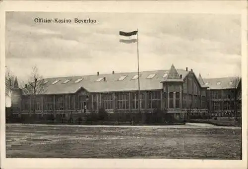 Ak Beverloo Beverlo Beringen Flandern Limburg, Offizier-Kasino, deutsches Soldatenheim