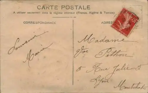 Material Ak Glückwunsch, Violette Blumen