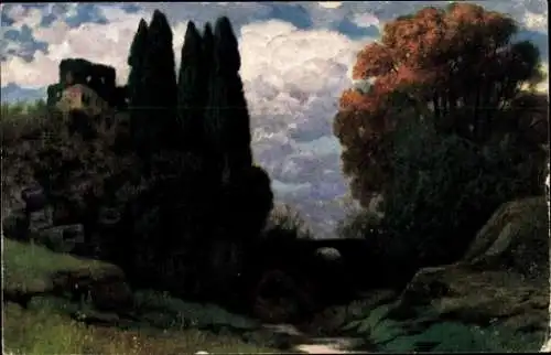 Künstler Ak Rüdisühli, E., Einsamkeit