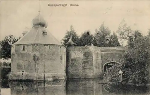 Ak Breda Nordbrabant Niederlande, Spanjaardsgat-Breda.